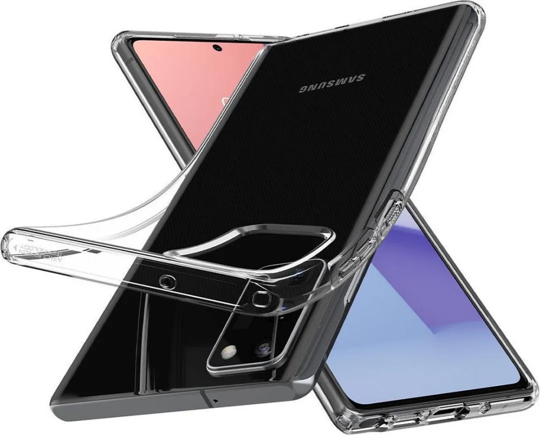 Spigen Crystal Flex ACS01369 Hoesje - Samsung Galaxy Note20 - Transparant - afbeelding 6 van 6