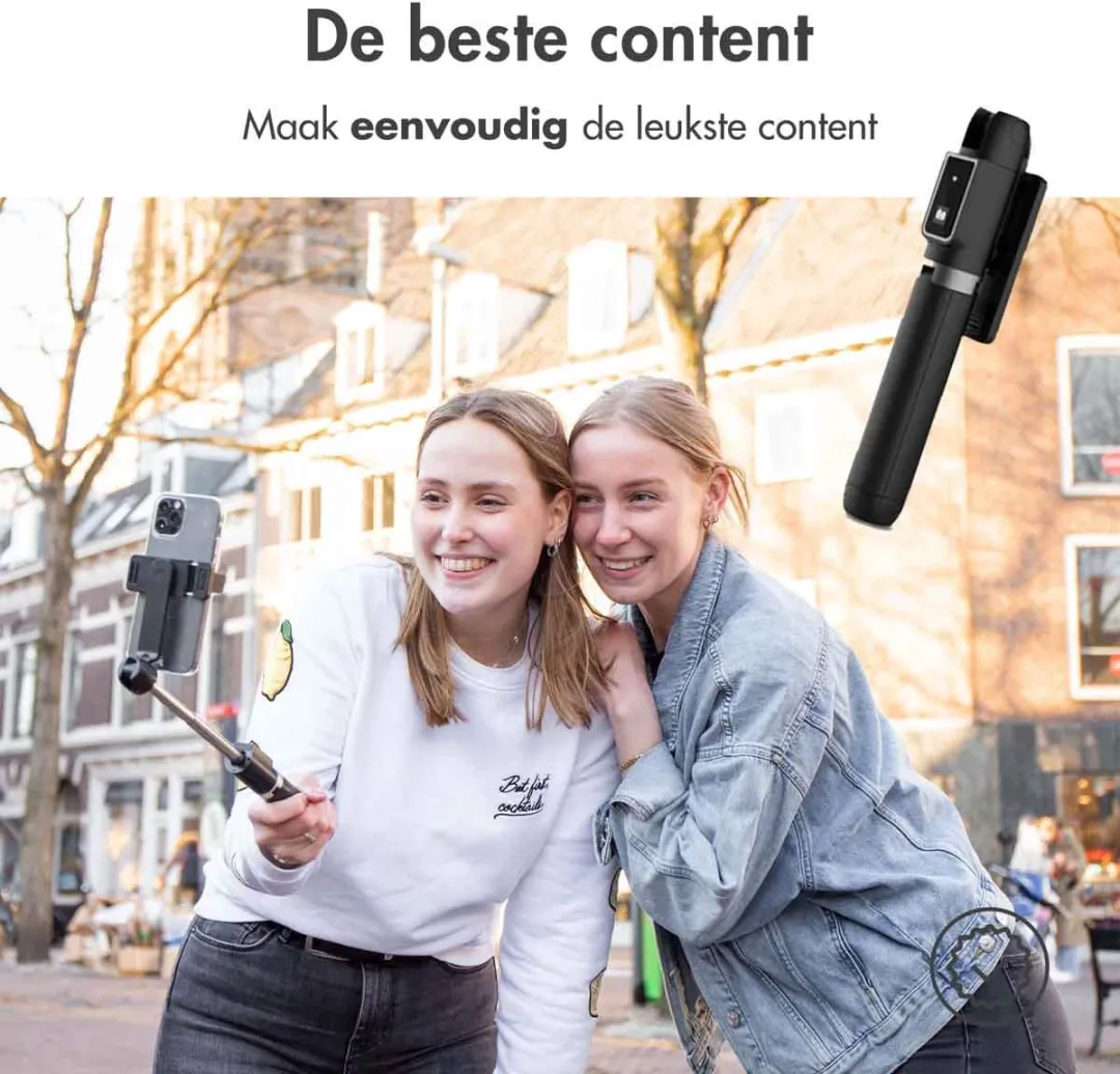 Imoshion 2-in-1 Selfiestick SH00045426 - 67cm - Zwart