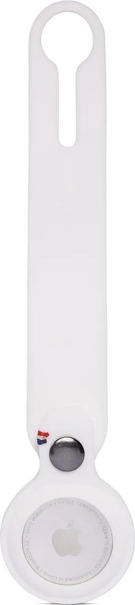 Decoded AirTag Hoesje Siliconen - Wit