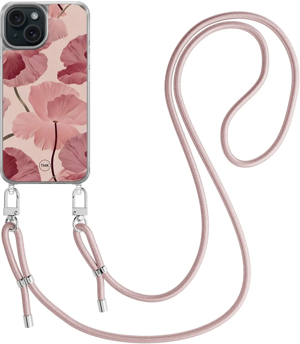 Casevibes Telefoonhoesje iPhone 15 Vintage Blossom Roze