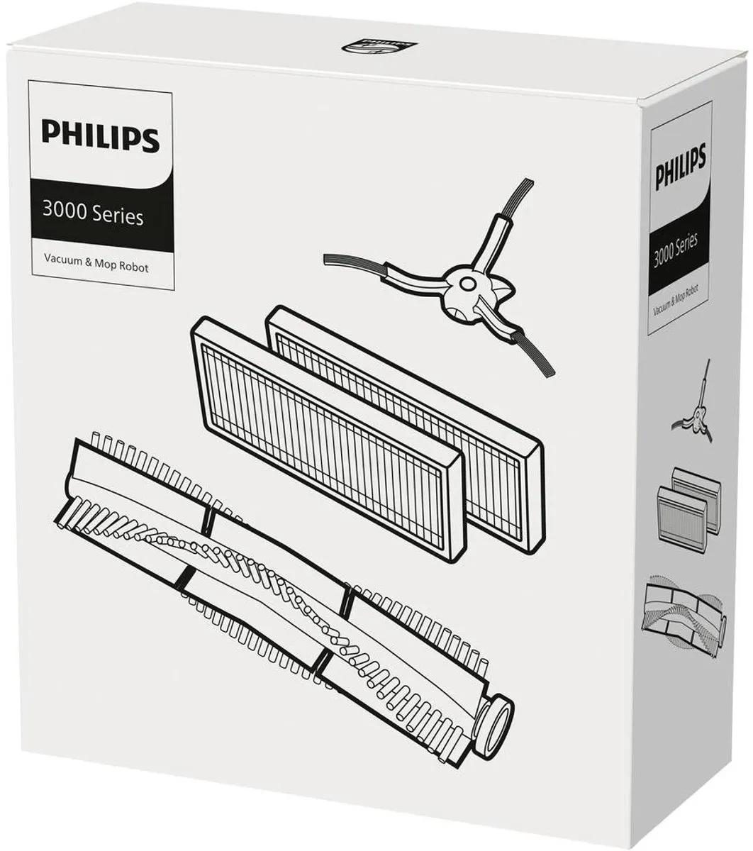 Philips HomeRun XV1433/00 Vervangingsset Robotstofzuiger - 4-delig
