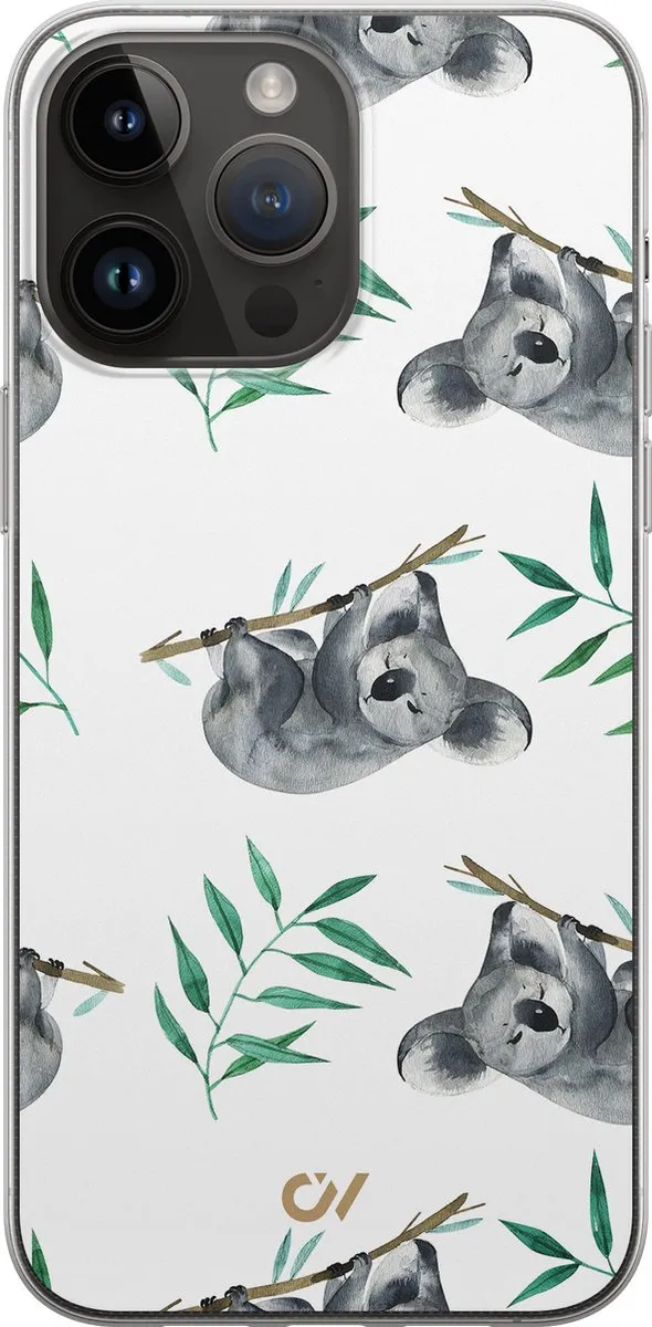 Casevibes Hoesje iPhone 14 Pro Max Koala Print