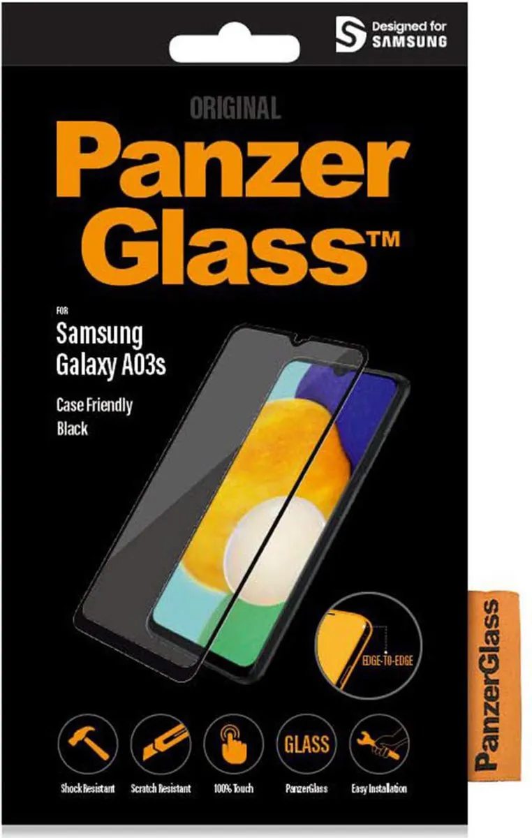 PanzerGlass Screenprotector Samsung Galaxy A03s