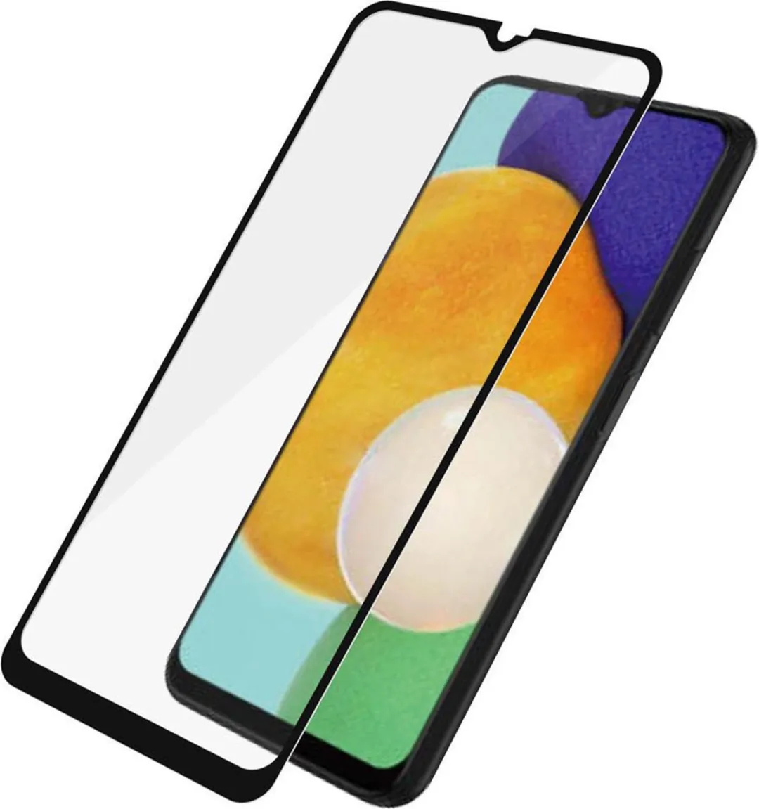 PanzerGlass Screenprotector Samsung Galaxy A03s - Zwart - afbeelding 3 van 6