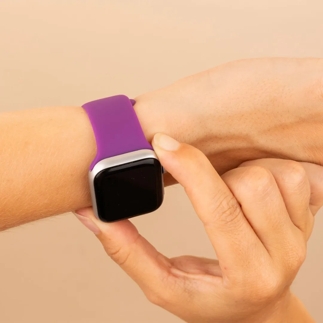 Imoshion Siliconen Bandje Apple Watch 38-42mm - Paars