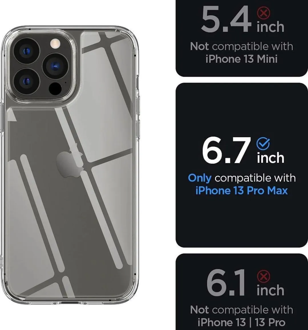 Spigen Quartz Hybrid TPU Hoesje iPhone 13 Pro Max ACS03214 - Transparant - afbeelding 3 van 6