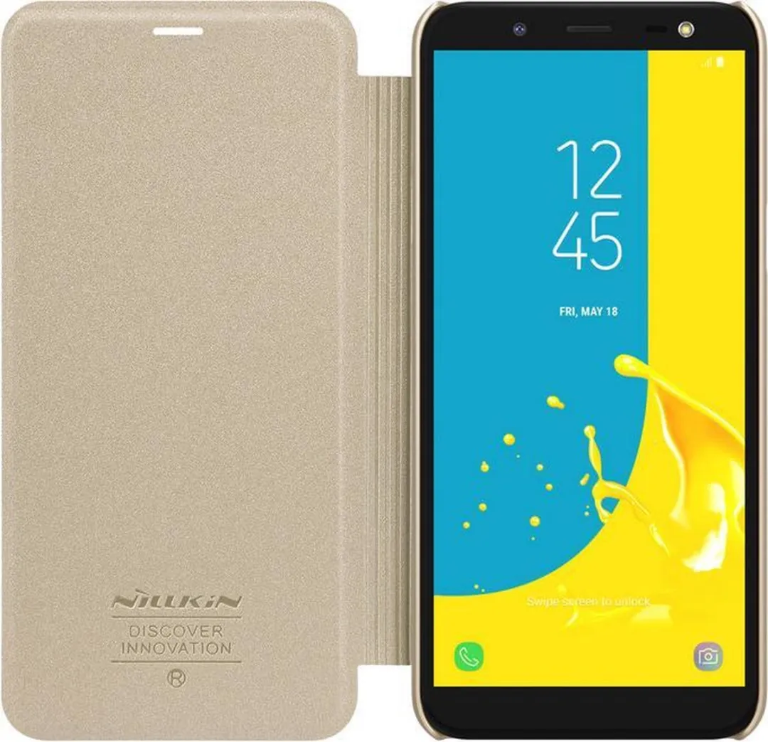 Nillkin New Sparkle Book Case Samsung Galaxy J6 (2018) - Goud - afbeelding 5 van 6