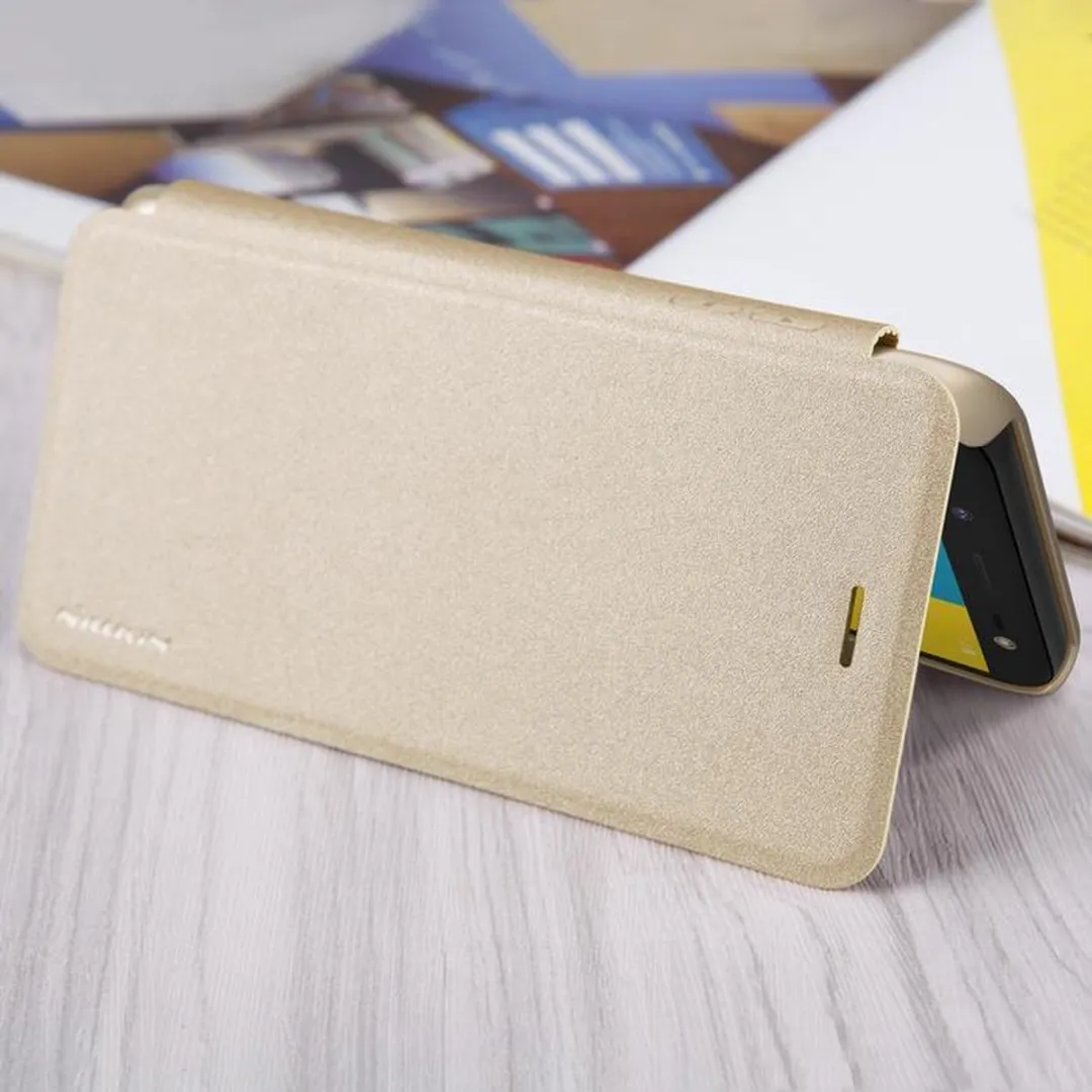 Nillkin New Sparkle Book Case Samsung Galaxy J6 (2018) - Goud - afbeelding 6 van 6