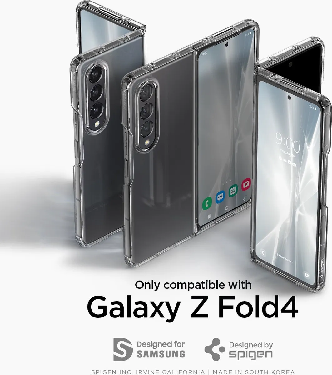 Spigen Ultra Hybrid Samsung Galaxy Z Fold4 - Transparant - afbeelding 5 van 6