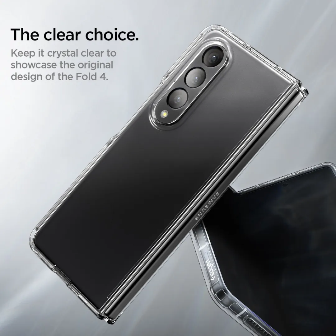 Spigen Ultra Hybrid Samsung Galaxy Z Fold4 - Transparant - afbeelding 4 van 6