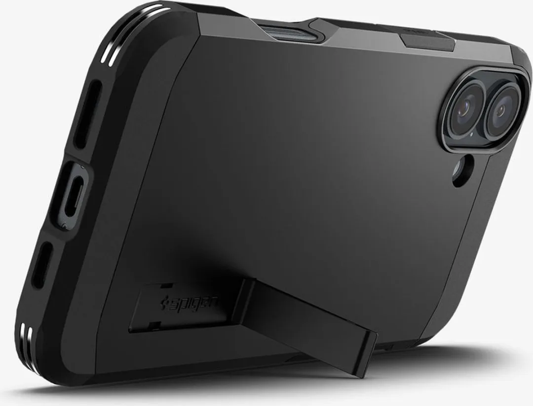 Spigen Tough Armor ACS08216 Hoesje - iPhone 16 - Zwart