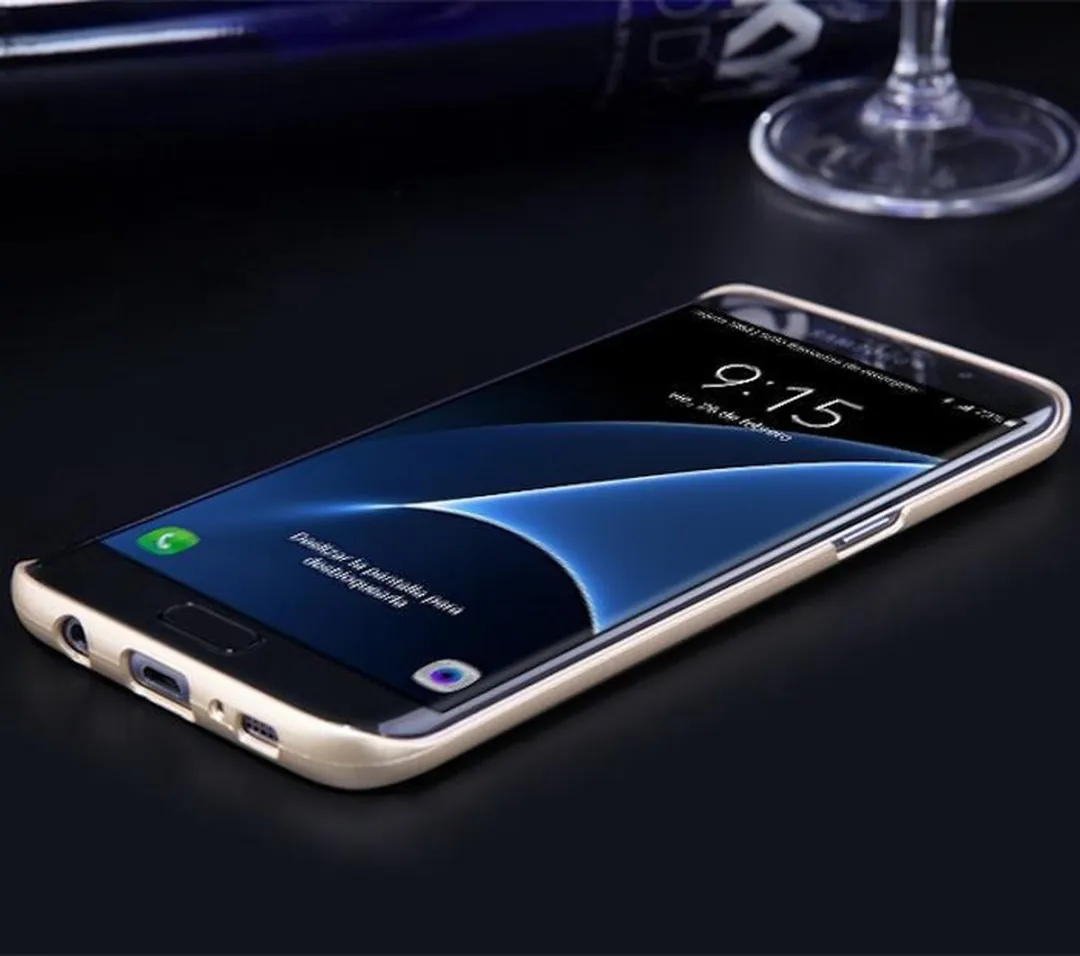 Nillkin Super Frosted Backcover Samsung Galaxy S7 Edge - Goud - afbeelding 6 van 6
