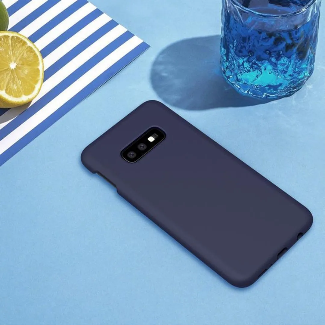 Nillkin Flex Silicone HardCase Samsung Galaxy S10e - Blauw - afbeelding 4 van 4