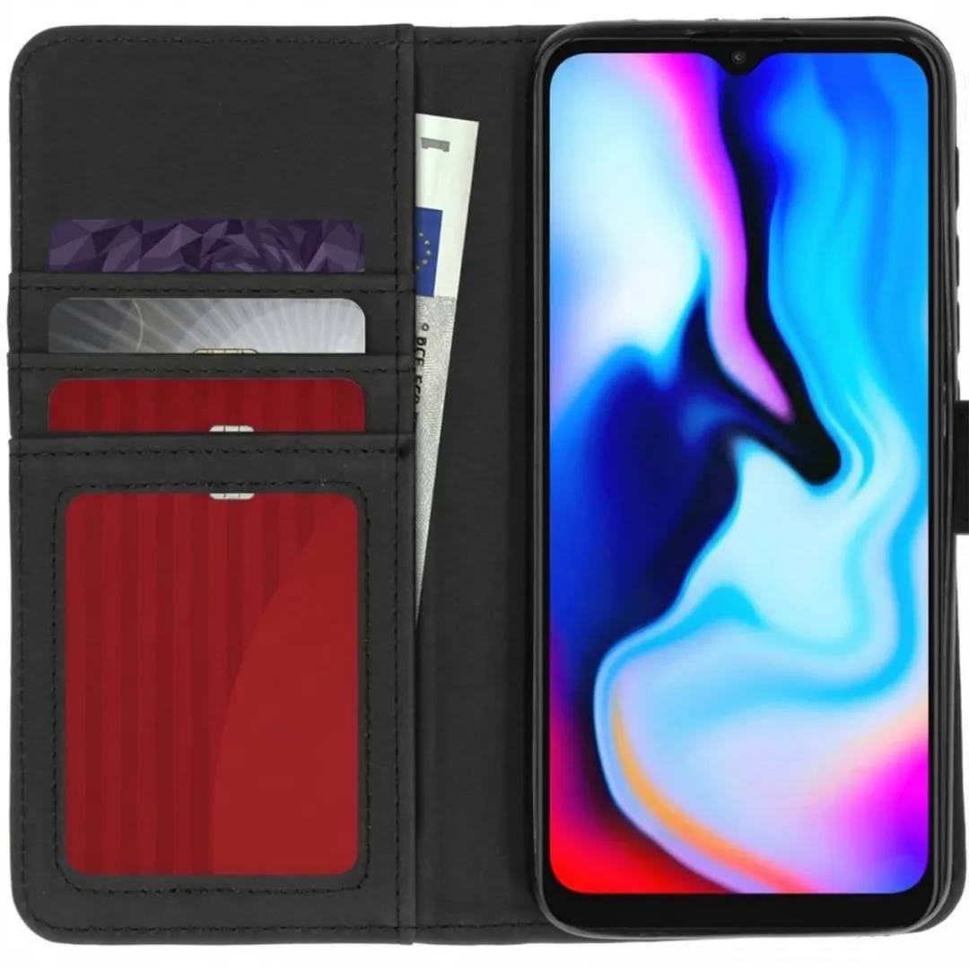 imoshion Hoesje Motorola E7 Plus/G9 Play - 3 Pasjes - Zwart