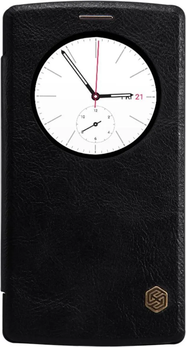 Nillkin Qin Leather Bookhoes LG G4 - Zwart - afbeelding 6 van 6