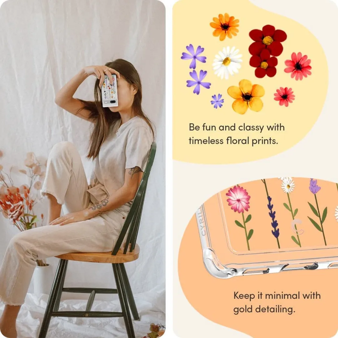 Spigen ACS05833 Hoesje Google Pixel 7A - Flower Garden Print - Transparant - afbeelding 6 van 6