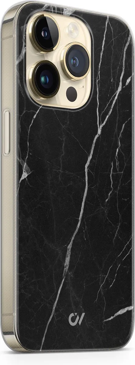 Casevibes Hoesje iPhone 14 Pro A/14P/UV/012 - Marble Noir