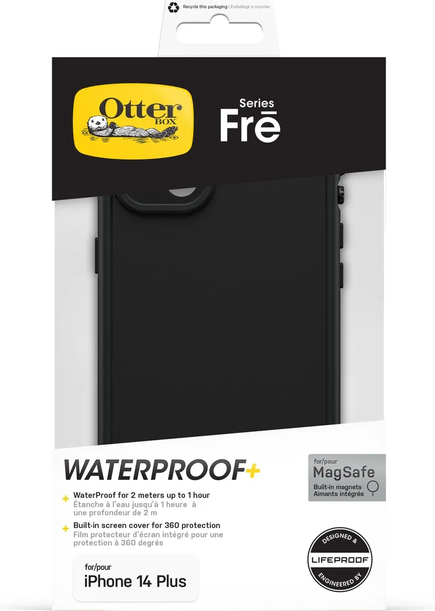 OtterBox Lifeproof Fre Mag iPhone 14 Plus - 77-90193 - Zwart