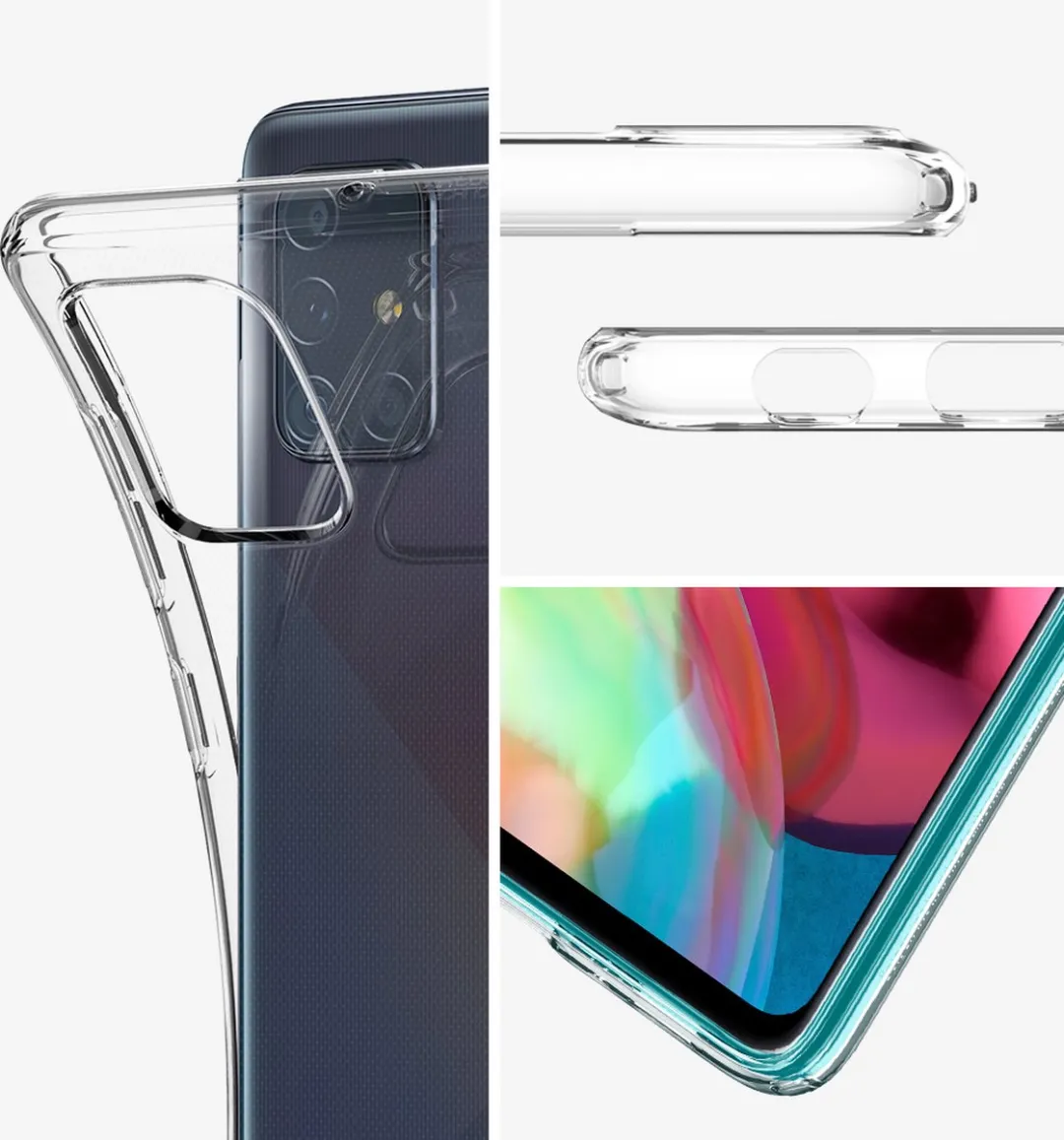 Spigen Liquid Crystal Samsung Galaxy A71 Hoesje - Transparant