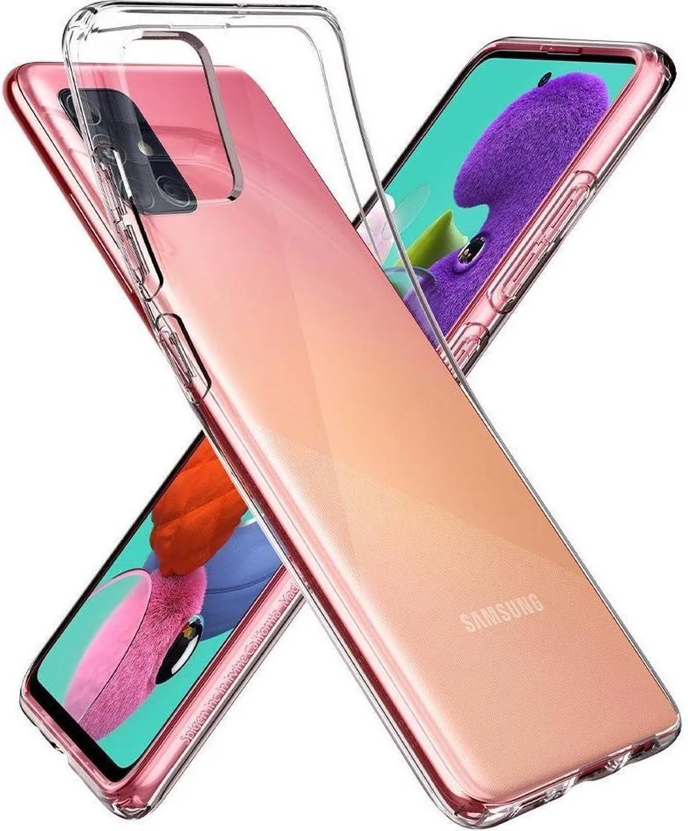 Spigen Liquid Crystal Samsung Galaxy A71 Hoesje - Transparant