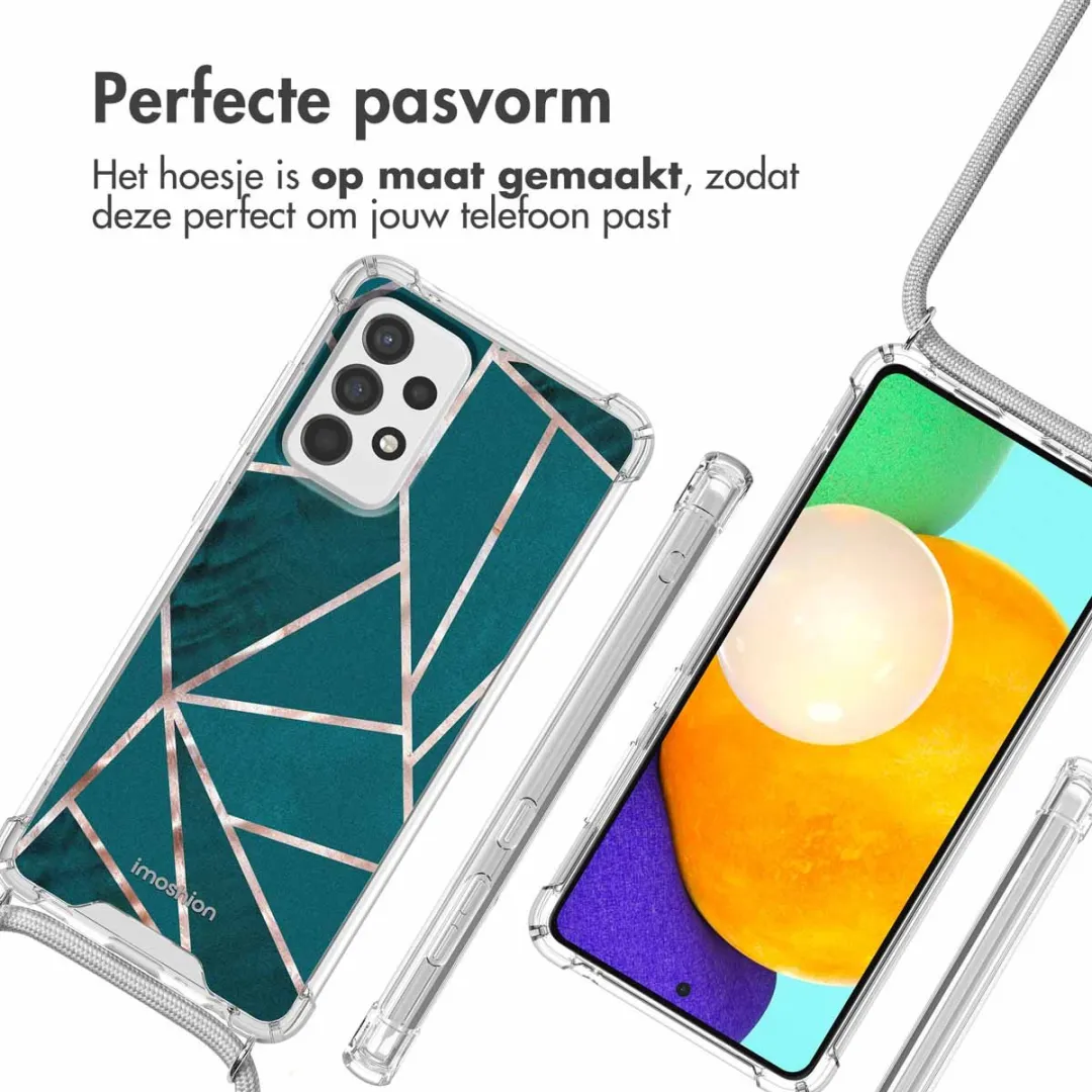 Imoshion Hoesje Samsung Galaxy A52 - Petrol Green Graphic