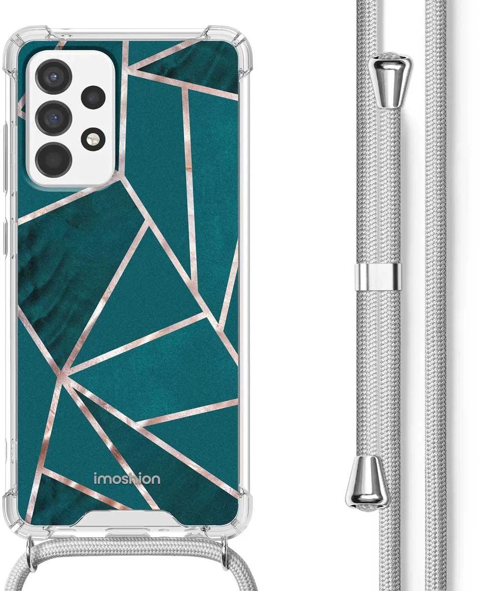 Imoshion Hoesje Samsung Galaxy A52 - Petrol Green Graphic