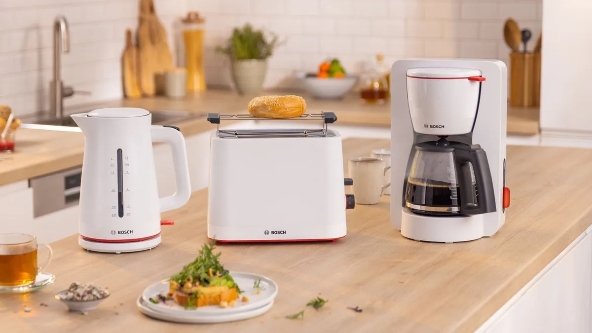 Bosch TKA3M131 MyMoment Koffiezetapparaat - 12 Kopjes - 1,4L - Wit