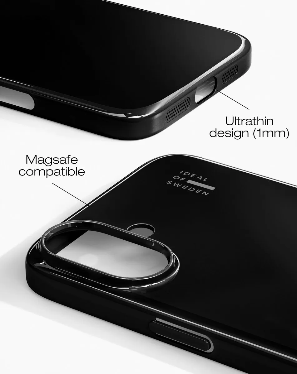 iDeal of Sweden iPhone 17 Slim Case MagSafe Glossy Black