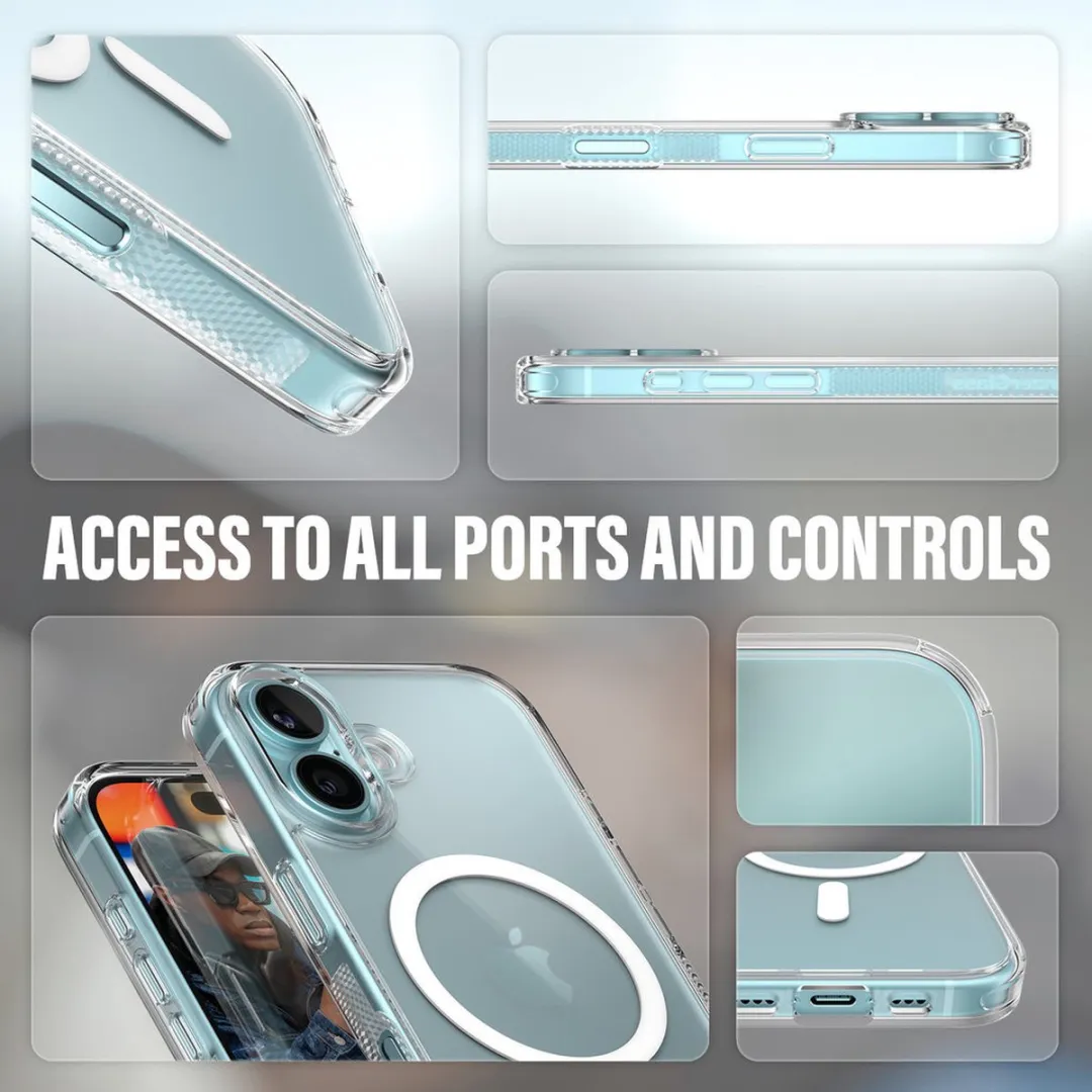 PanzerGlass iPhone 16 MagSafe HardCase - Transparant - MPN 1291