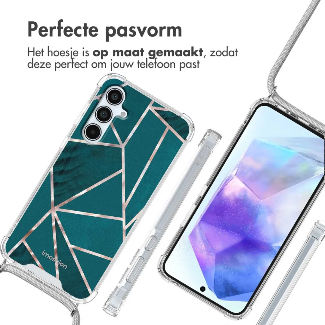 Imoshion Hoesje Samsung Galaxy A55 - Petrol Green Graphic