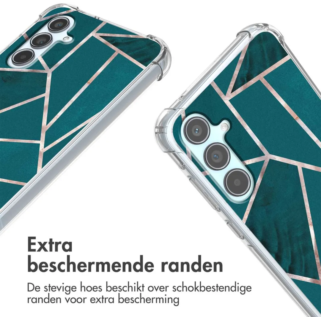 Imoshion Hoesje Samsung Galaxy A55 - Petrol Green Graphic