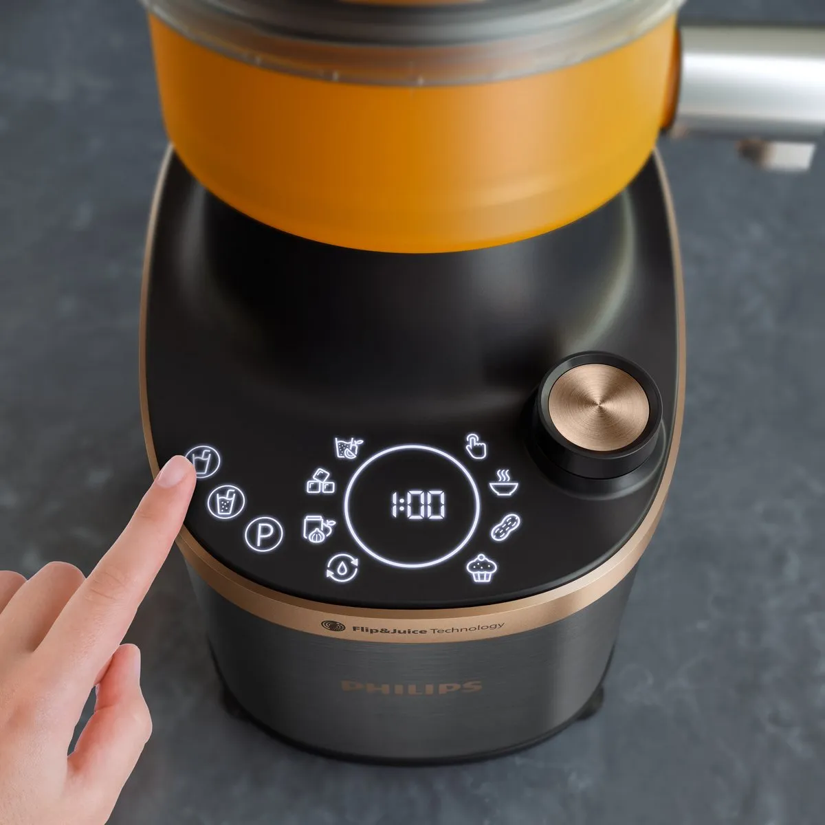 Philips Flip & Juice HR3770/10 Blender 1500W - 2L