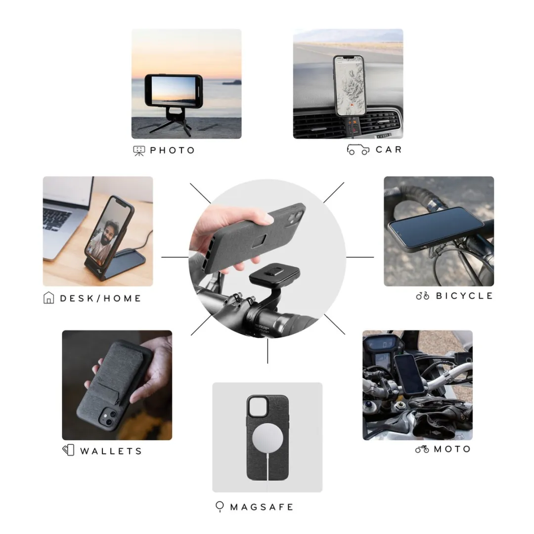 Peak Design Mobile Motorcycle Mount - Zwart - afbeelding 6 van 6