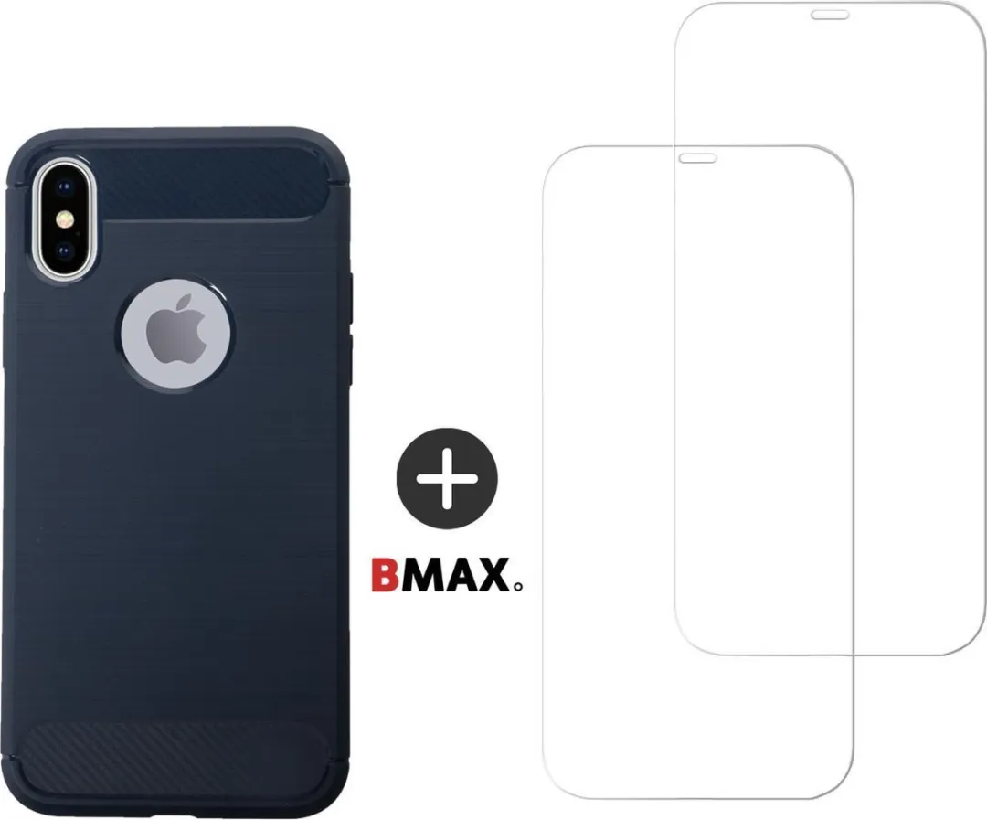 BMAX iPhone XS Max Carbon Softcase
