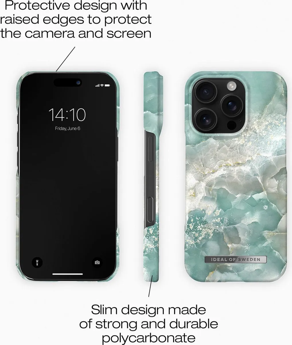 iDeal of Sweden iPhone 16 Pro Max Hoesje - Azura Marble MagSafe