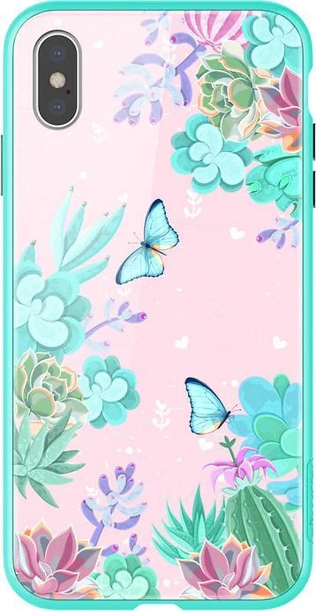 Nillkin Floral Hoesje iPhone XS Max