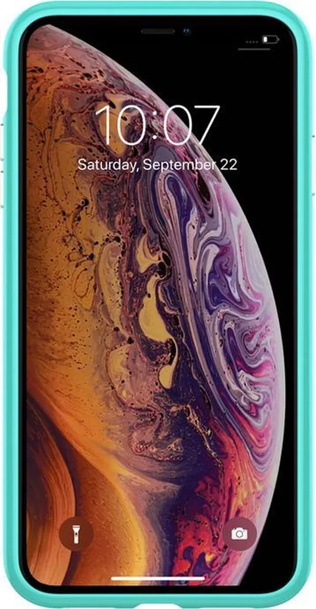 Nillkin Floral Hoesje iPhone XS Max - Groen - afbeelding 2 van 5