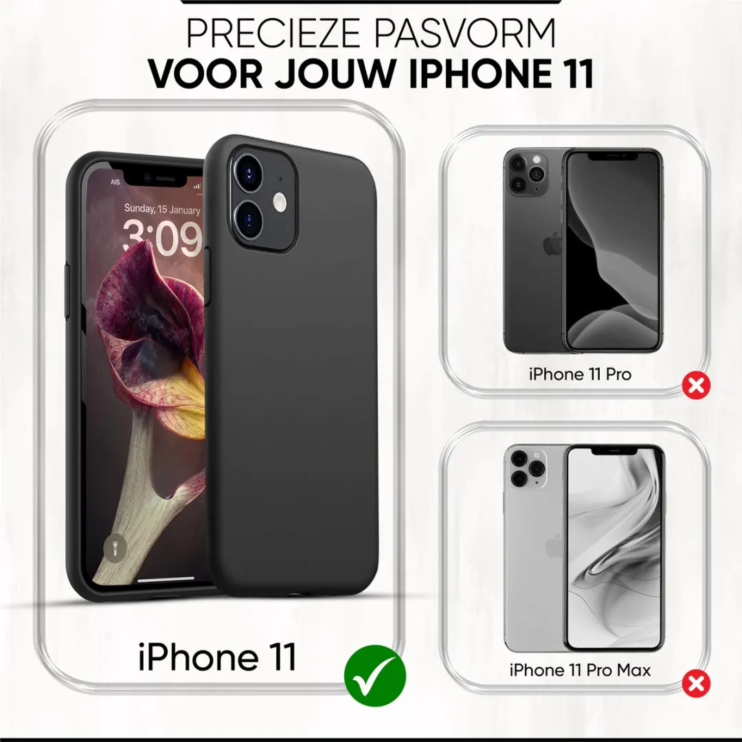 NUVEX iPhone 11 Hoesje - Zwart - MPN 8720892373632