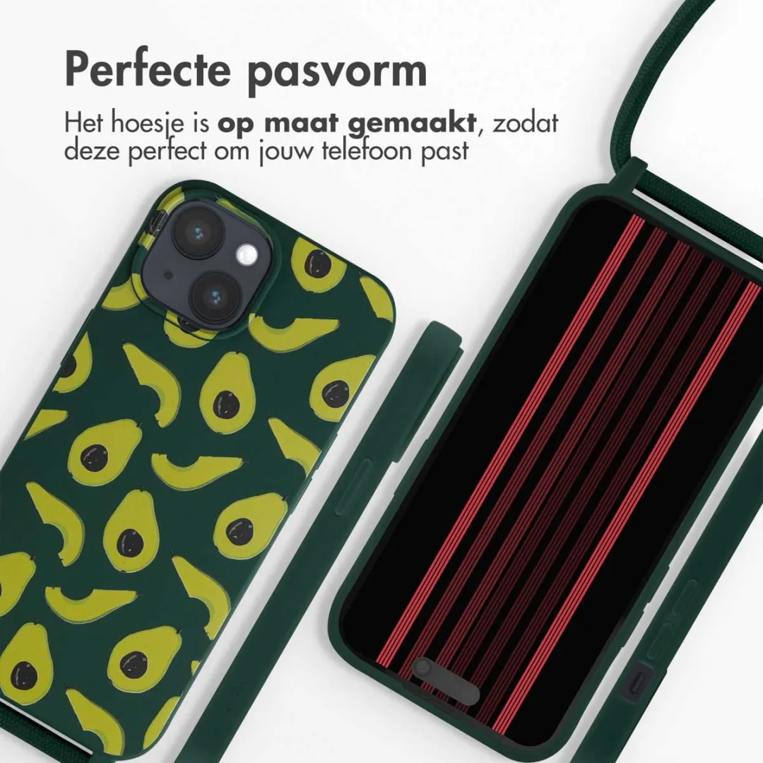 Imoshion iPhone 15 Hoesje - Siliconen - Avocado Green