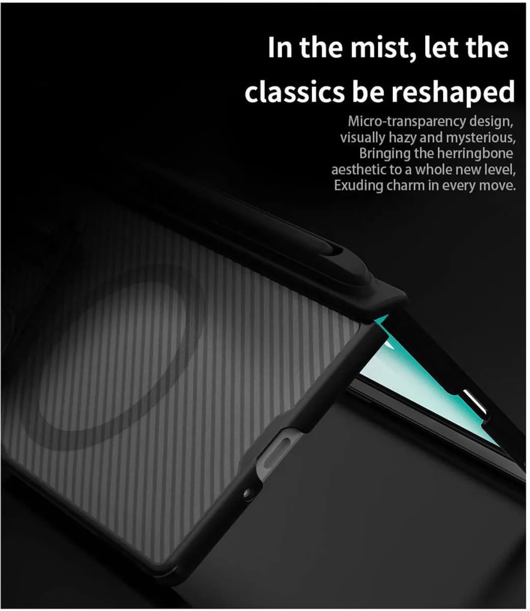 Nillkin CamShield Prop Magnetic Hoesje - Samsung Galaxy Z Fold 7 - Carbon - afbeelding 6 van 6