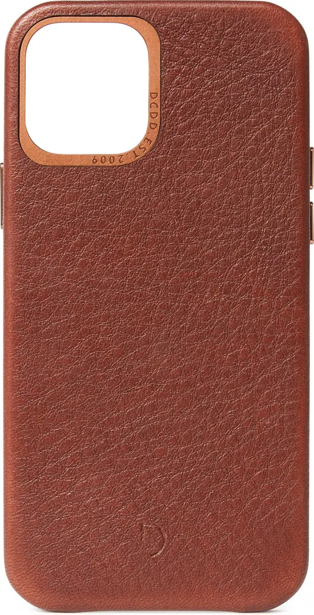 Decoded Leren Back Cover D20IPO54BC2CBN - iPhone 12 Mini - Bruin