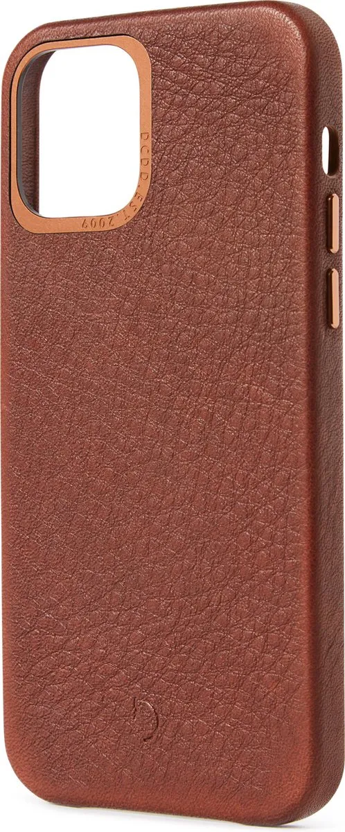 Decoded Leren Back Cover D20IPO54BC2CBN - iPhone 12 Mini - Bruin