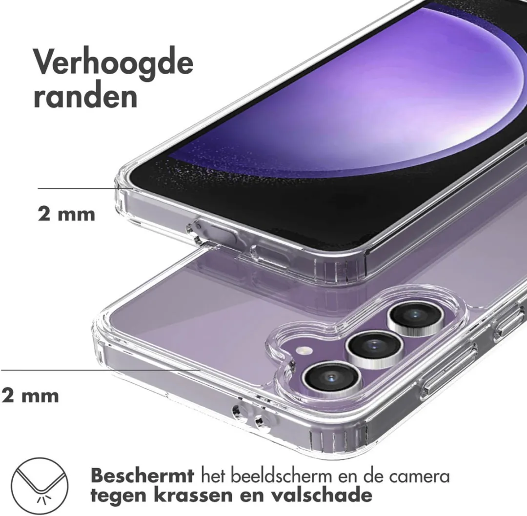 Accezz Xtreme Impact Backcover 2.0 Hoesje - Samsung Galaxy S24 FE - Transparant
