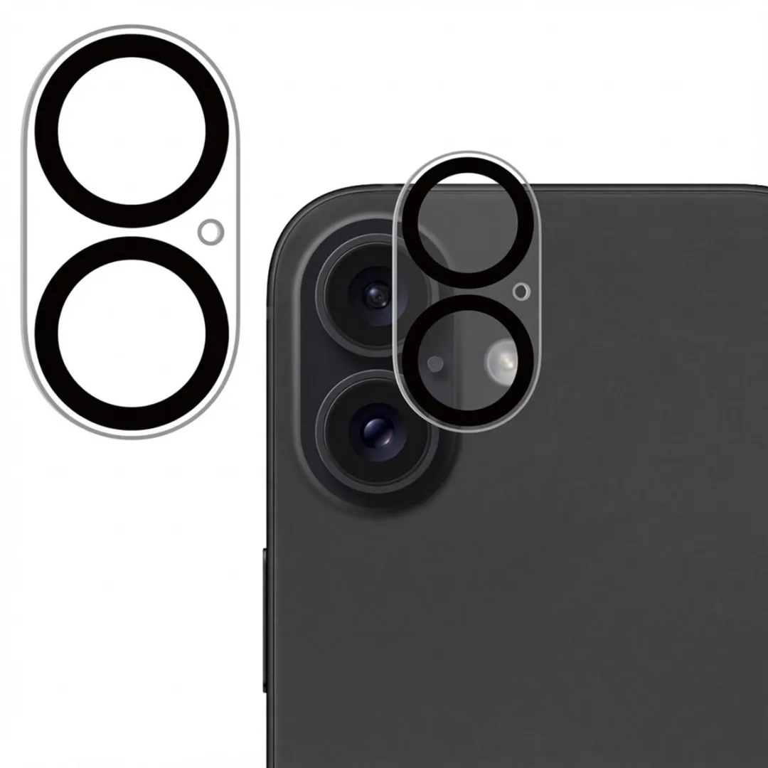 Imoshion Camera Lens Protector - iPhone 16/16 Plus/17 - 2 Stuks - Zwart