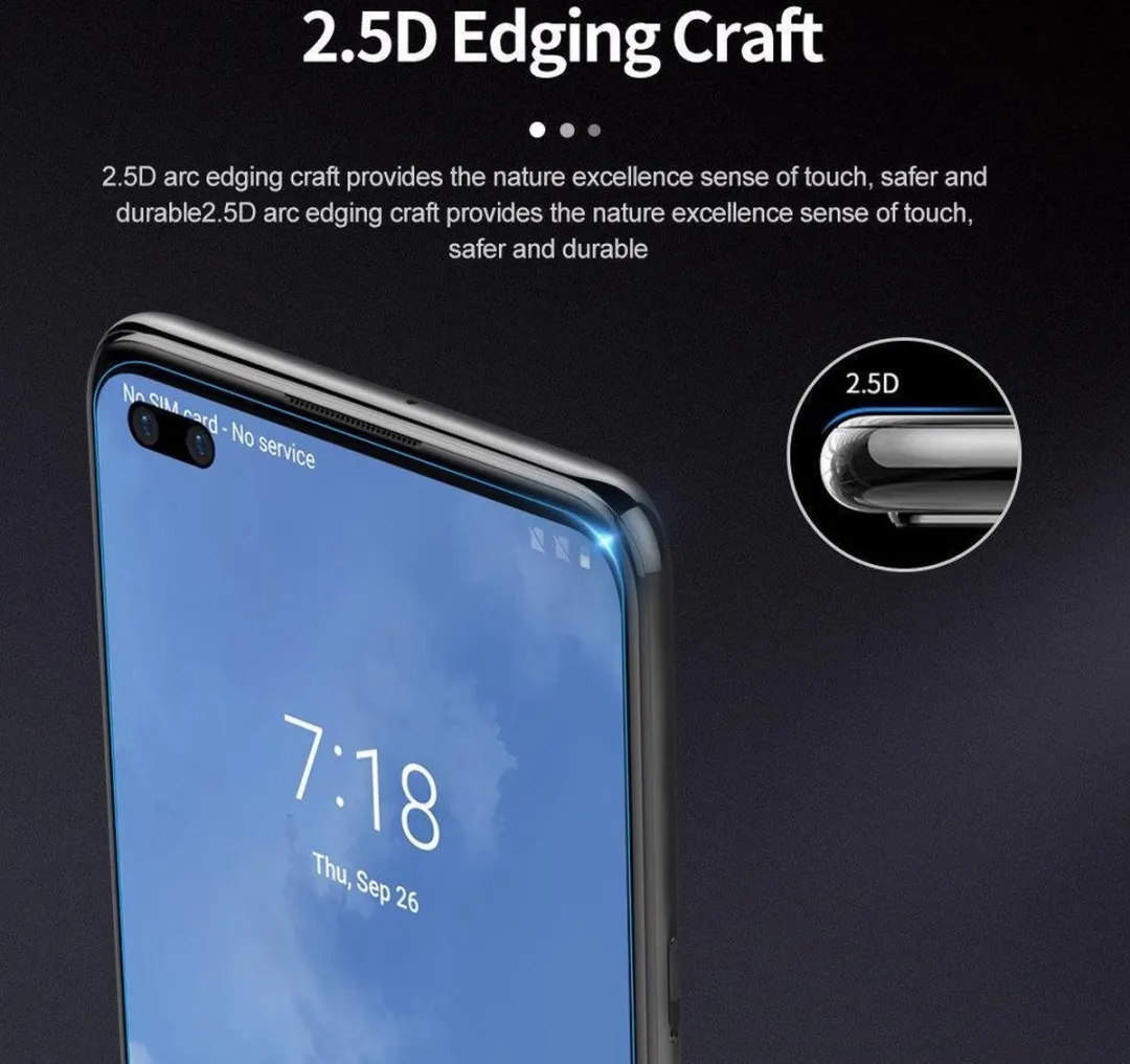 Nillkin OnePlus Nord Tempered Glass - 1 Stuk - afbeelding 3 van 6