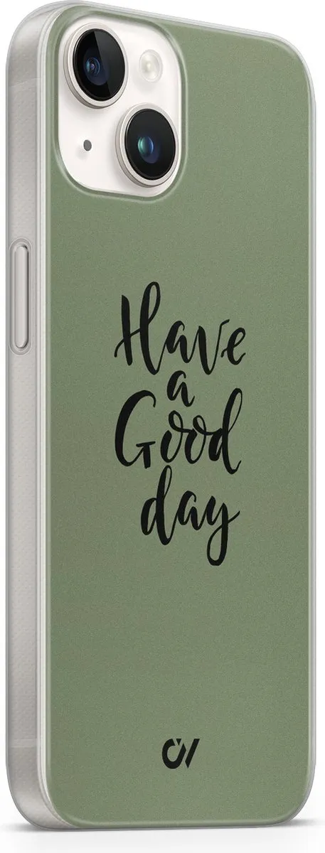 Casevibes Hoesje iPhone 14 - Groen - A/14/UV/042