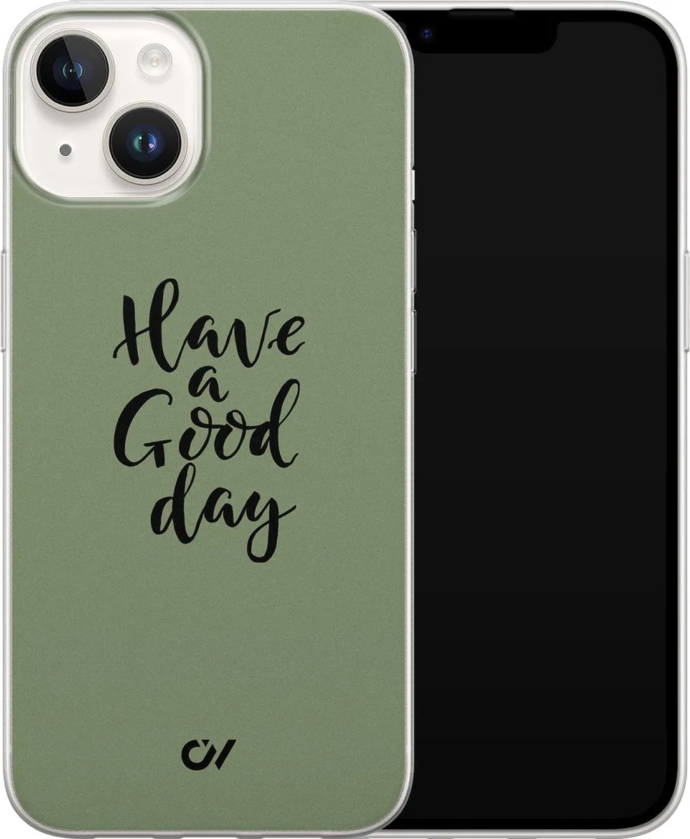 Casevibes Hoesje iPhone 14 - Groen - A/14/UV/042