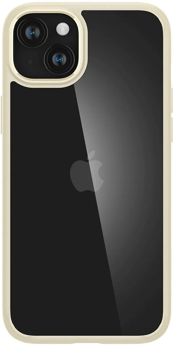 Spigen Ultra Hybrid ACS06658 Hoesje - iPhone 15 Plus - Zand