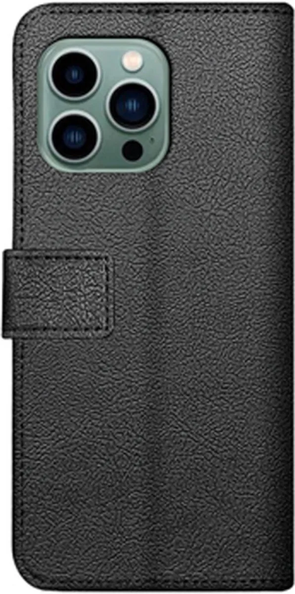 Just in Case Cazy Bookcase Classic iPhone 14 Pro Max Hoesje - Zwart