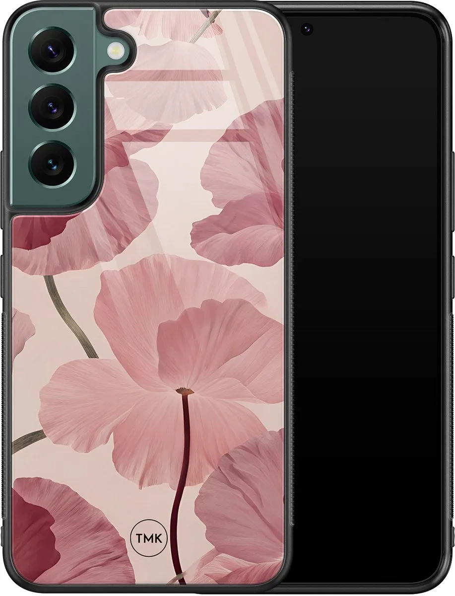 Casevibes Samsung Galaxy S22 Vintage Blossom Hoesje - Roze
